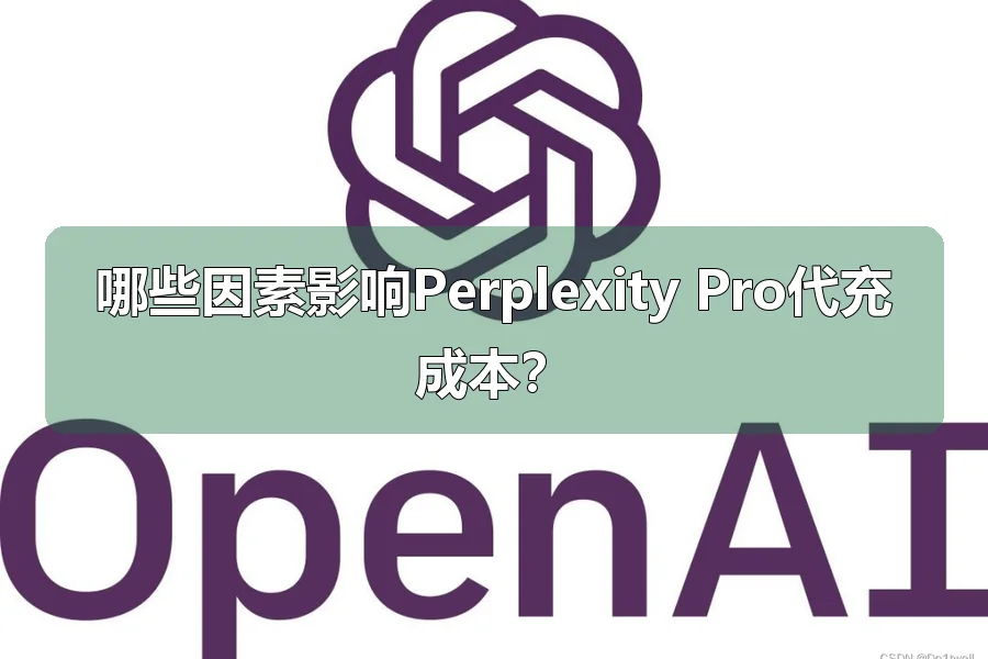 哪些因素影响Perplexity Pro代充成本？